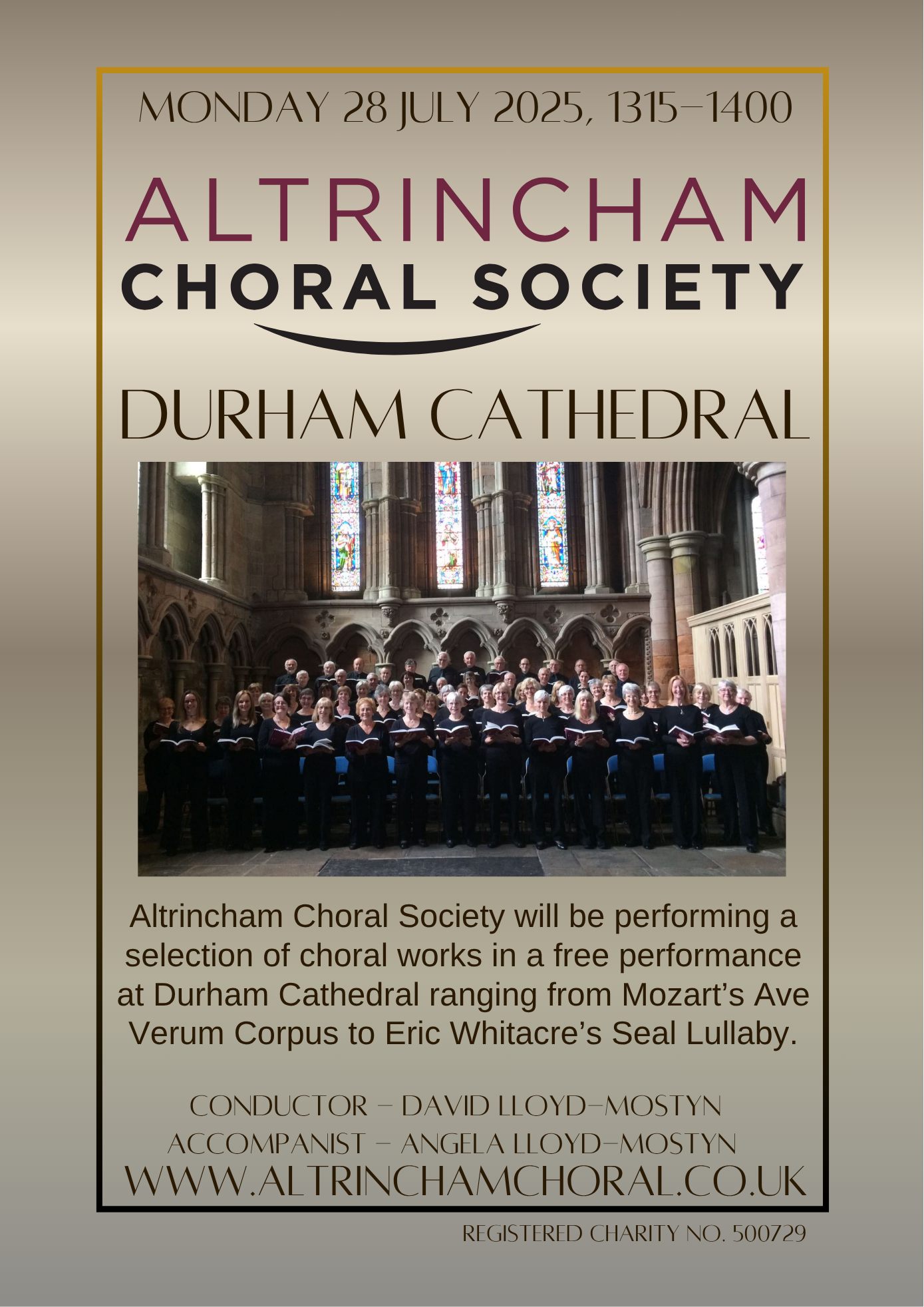 ACS Durham Cathedral performance 280725